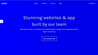 移动APP开发服务网页模板 Bootstrap4