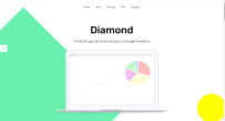 菱形区块APP展示网页模板 Bootstrap4