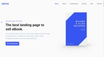 电子书发布展示单页面模板 Bootstrap4